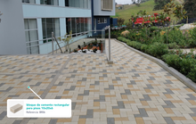 Bloque de cemento rectangular 6