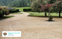 Bloque de cemento colonial