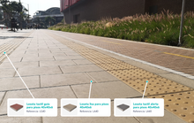 Loseta táctil alerta